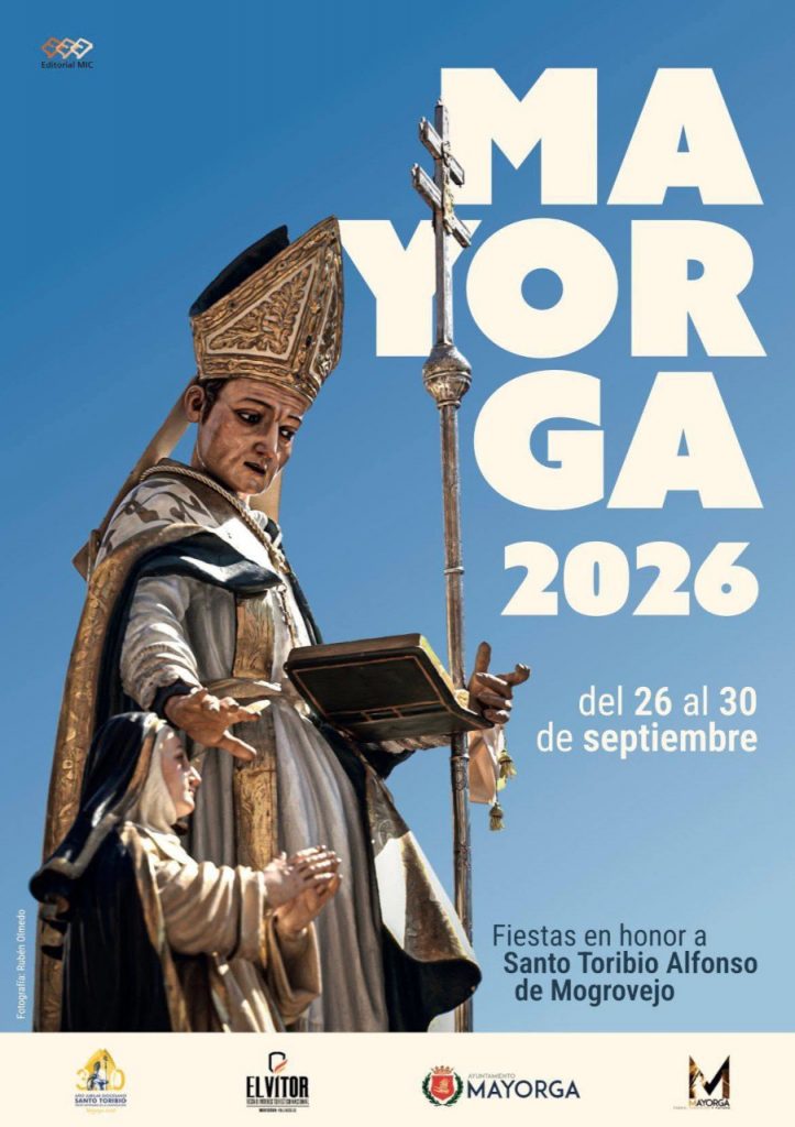 Portada programa de fiestas fiestas de Mayorga 2026